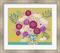 Framed Bold Flowers II