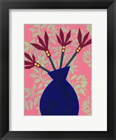 Framed Graphic Vase IV