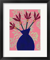 Framed Graphic Vase IV