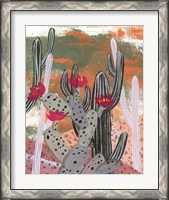 Framed 'Desert Flowers II' border=