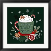 Framed 'Christmas Comforts II' border=