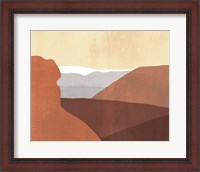 Framed Sedona Colorblock I