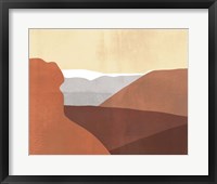 Framed Sedona Colorblock I