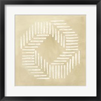 Sand Stitch I Framed Print