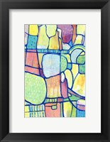 Framed Stained Glass Composition I