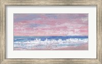 Framed Coastal Pink Horizon II