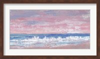 Framed Coastal Pink Horizon II