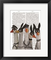 Framed Geese Guys Book Print