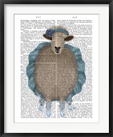 Framed Ballet Sheep 3 Book Print