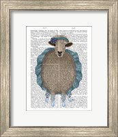 Framed Ballet Sheep 3 Book Print