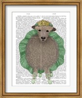 Framed Ballet Sheep 4 Book Print
