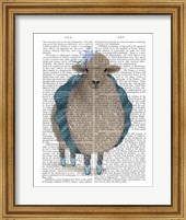 Framed Ballet Sheep 5 Book Print