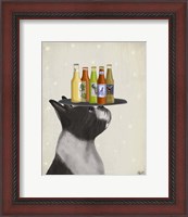 Framed Boston Terrier Beer Lover