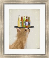 Framed Chihuahua Beer Lover