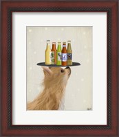 Framed Chihuahua Beer Lover