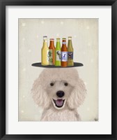 Framed Poodle Beer Lover