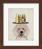 Framed Poodle Beer Lover