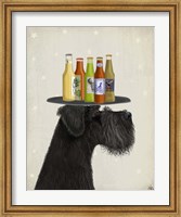 Framed Schnauzer Black Beer Lover