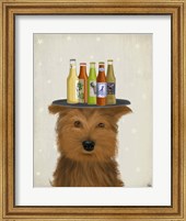 Framed Yorkshire Terrier Beer Lover