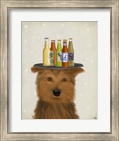 Framed Yorkshire Terrier Beer Lover
