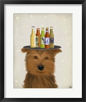 Framed Yorkshire Terrier Beer Lover