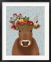 Framed Cow Bohemian 1