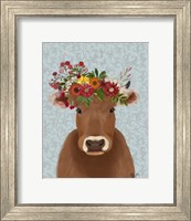 Framed Cow Bohemian 1