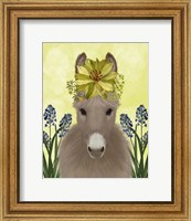 Framed Donkey Sunflower