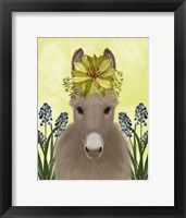 Framed Donkey Sunflower