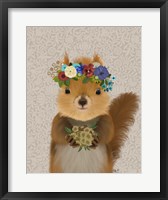 Framed Squirrel Bohemian