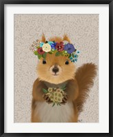 Framed Squirrel Bohemian