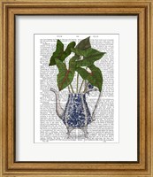 Framed Chinoiserie Vase 4, With Plant Book Print