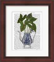 Framed Chinoiserie Vase 4, With Plant Book Print