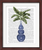 Framed Chinoiserie Vase 7, With Plant Book Print