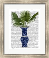 Framed Chinoiserie Vase 8, With Plant Book Print