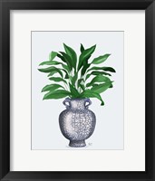Framed Chinoiserie Vase 2, With Plant