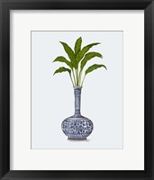 Framed Chinoiserie Vase 3, With Plant