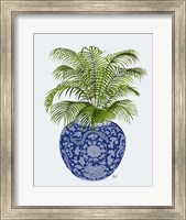 Framed Chinoiserie Vase 6, With Plant
