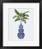 Framed Chinoiserie Vase 7, With Plant