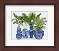 Framed Chinoiserie Vase Group 1