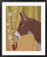 Framed Donkey Bubble Pipe, Portrait