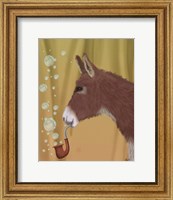 Framed Donkey Bubble Pipe, Portrait