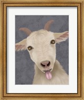 Framed Funny Farm Goat 2