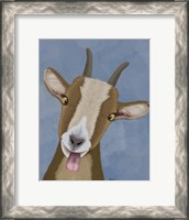 Framed Funny Farm Goat 3