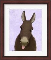 Framed Funny Farm Donkey 1