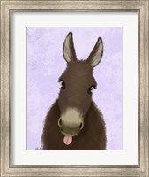 Framed Funny Farm Donkey 1