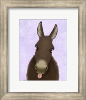 Framed Funny Farm Donkey 1