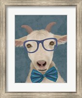 Framed Nerdy Goat