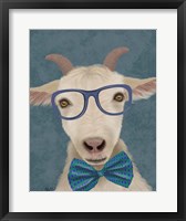 Framed Nerdy Goat