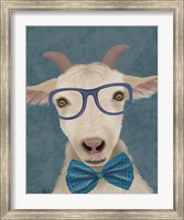 Framed Nerdy Goat